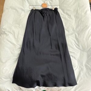 Aritzia Navy Blue A-Line Skirt